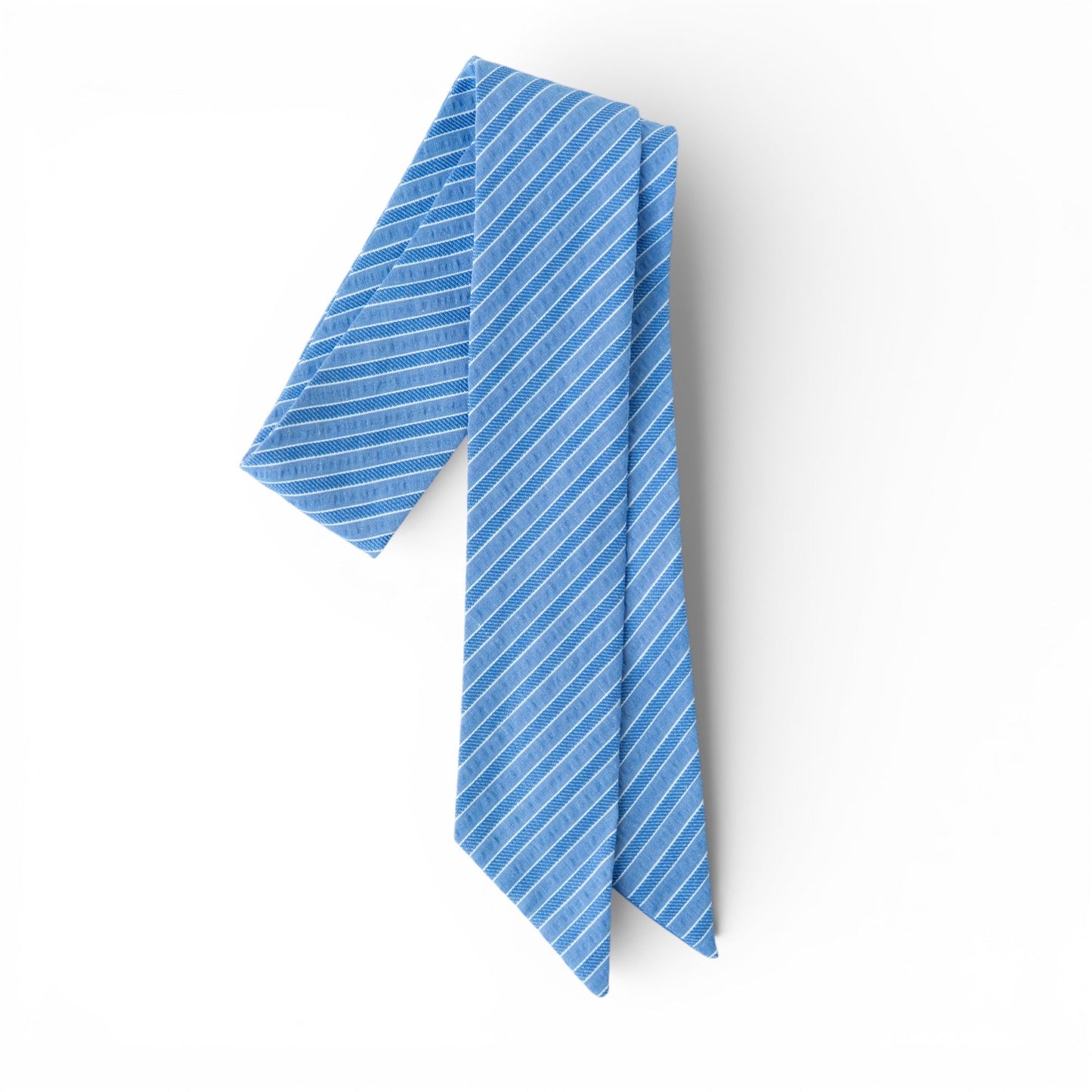 Azure Stripe - Hair Sash