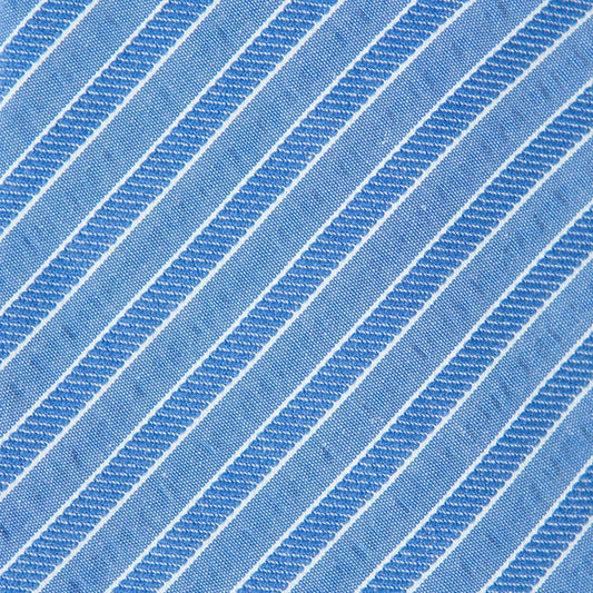 Azure Stripe Youth Tie