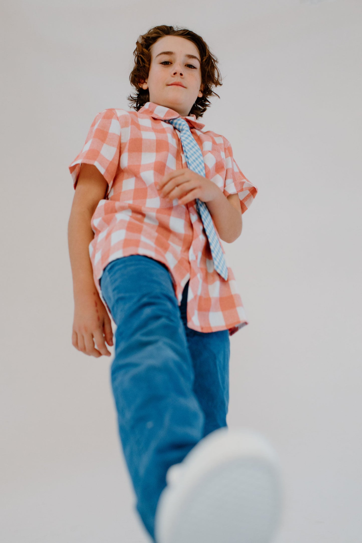 Bluebell Plaid -  Boys Tie