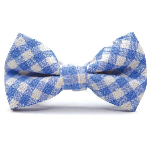 Bluebell Plaid - Bow Tie for Boys