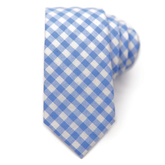 Bluebell Plaid - Men's Tie