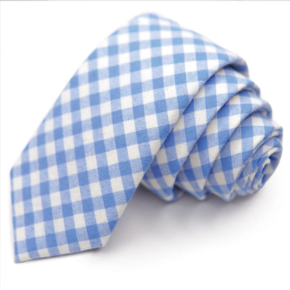 Bluebell Plaid - Men's Tie