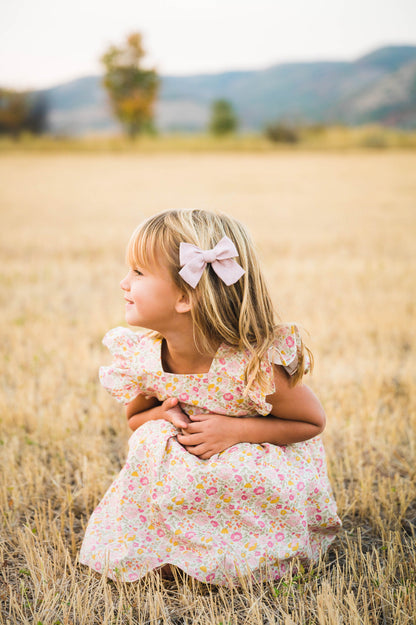 Blushing Petite Hair Bow