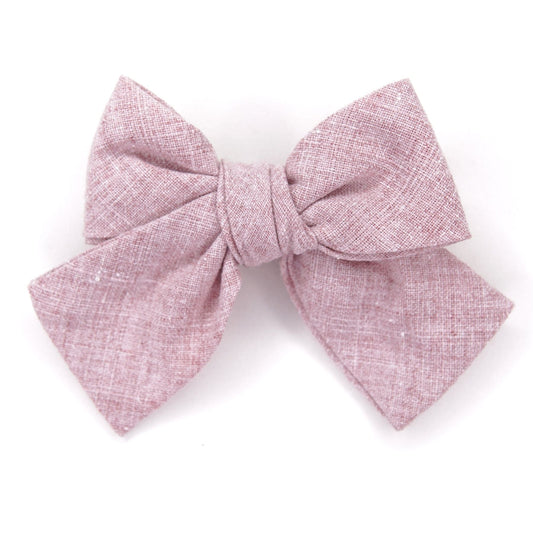 Blushing Petite Hair Bow