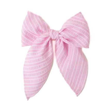 Bubble Gum Stripe Darling Hair Bow