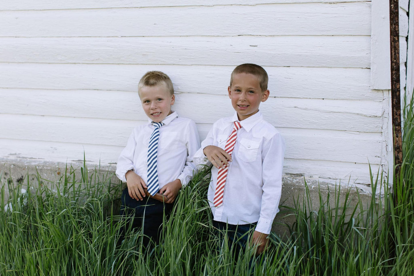 Scarlet Stripe - Boys Tie