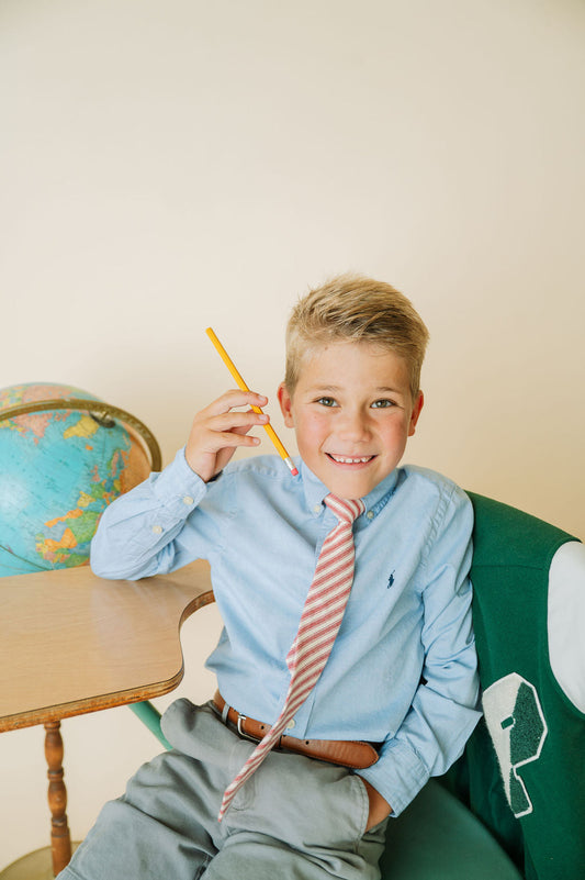 Cardinal Stripe - Boys Tie