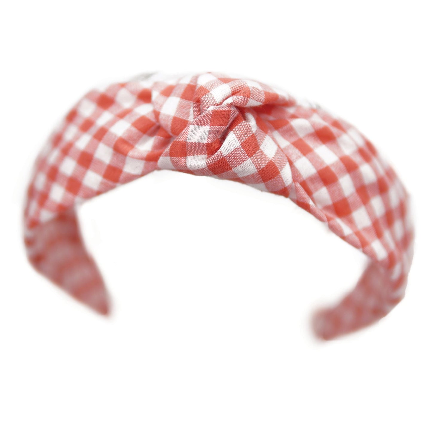 Carrot Plaid - Women's Knotted Headband