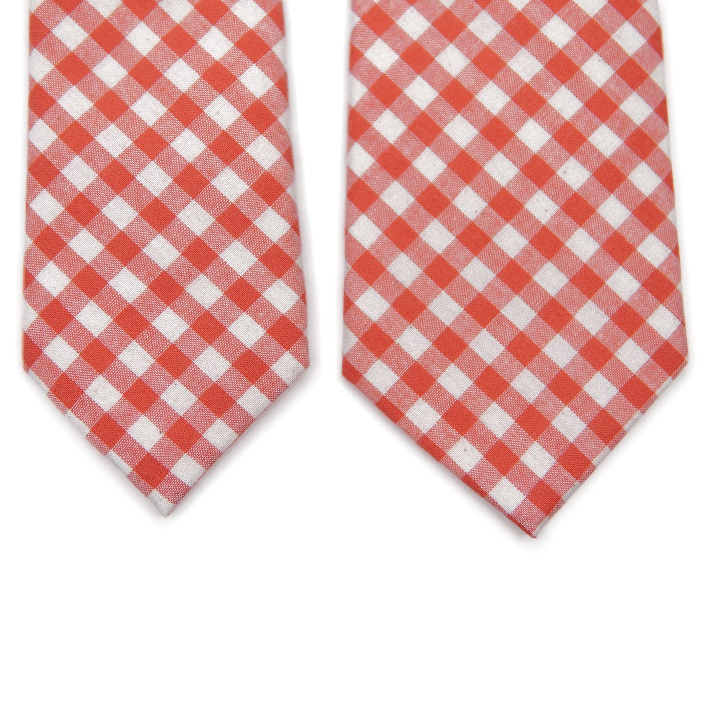 Carrot Plaid - Men's Tie