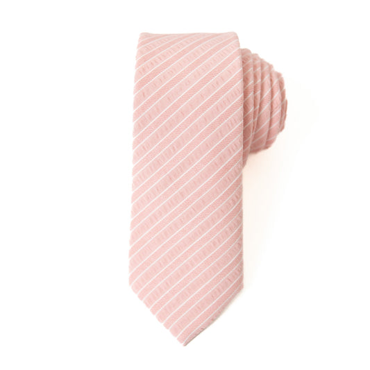Coral Stripe - Men's Tie