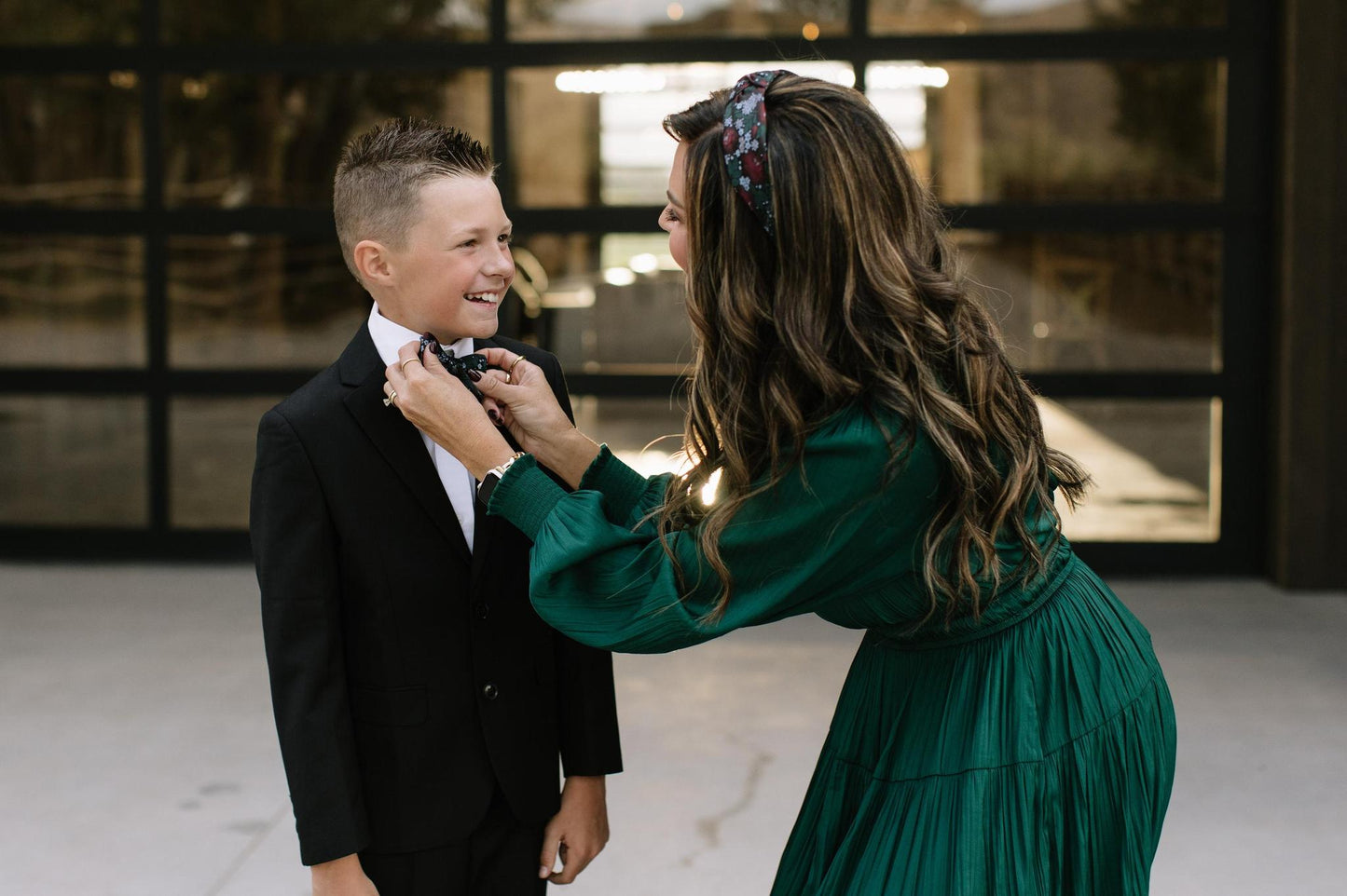 Dashing Floral - Boys Bow Tie