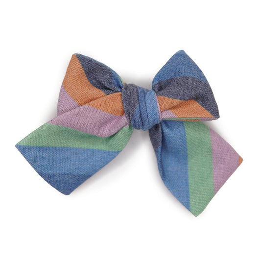 Dawning Stripe Petite Hair Bow