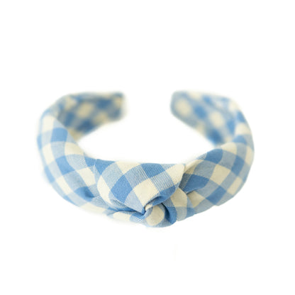 Daybreak Plaid Knotted Headband