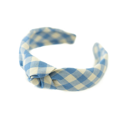 Daybreak Plaid Knotted Headband