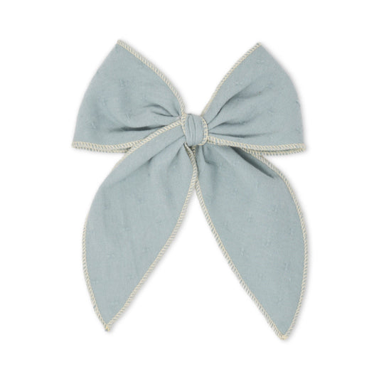 Dusty Blue Darling Hair Bow