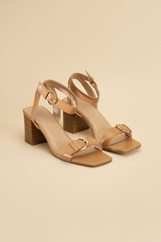 TREATY-S Buckle Sandal Heel