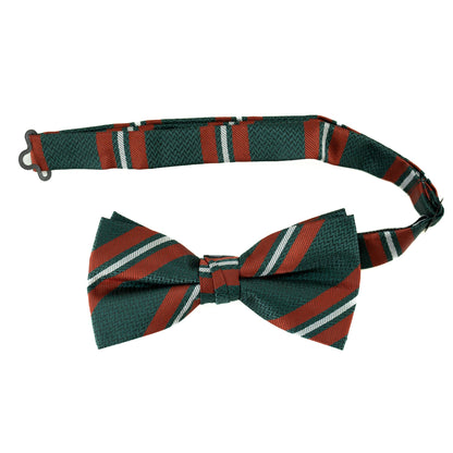 Ebenezer Stripe - Men's Pre-tied Bow Tie
