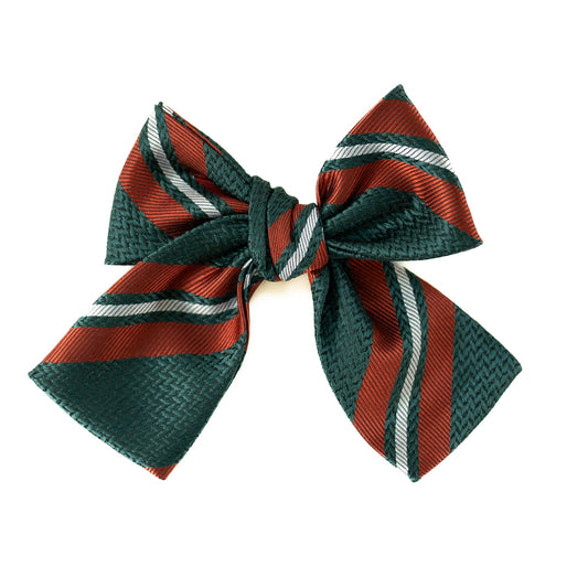 Ebenezer Stripe - Petite Hair Bow
