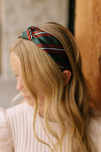 Ebenezer Stripe - Knotted Headband