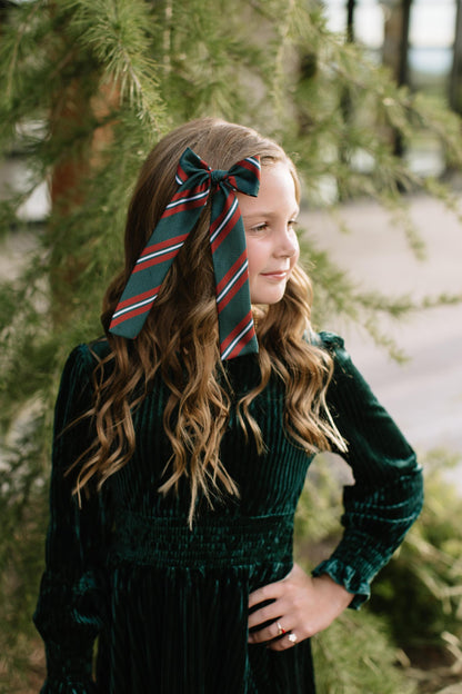 Ebenezer Stripe - Lady Hair Bow