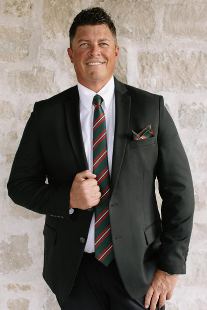 Ebenezer Stripe - Men's Tie