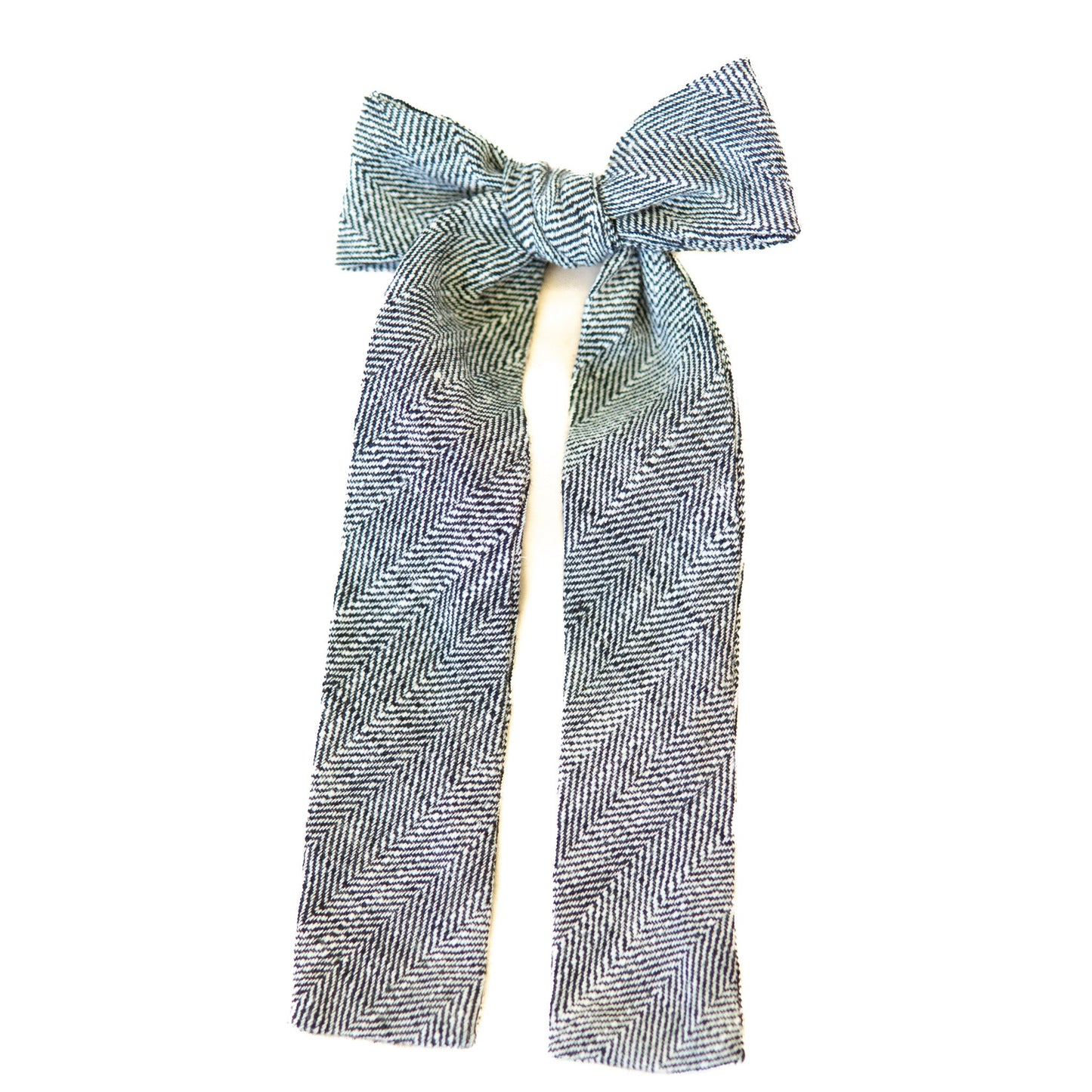 Ebony Tweed Lady Hair Bow