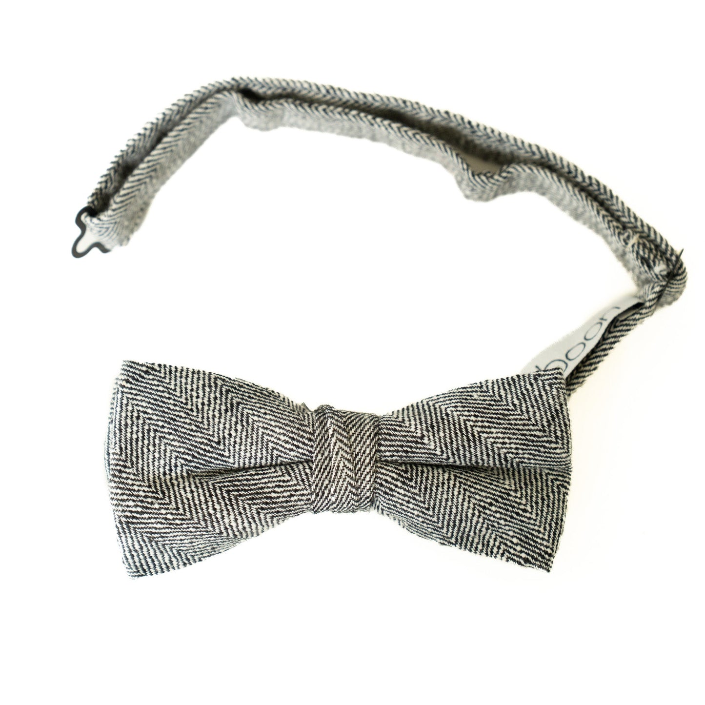Ebony Tweed Men's Pre-tied Bow Tie