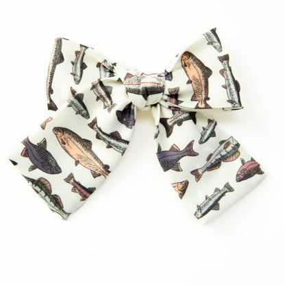 Fish On! Petite Hair Bow