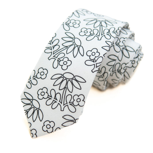 Flower Garden Coloring Tie