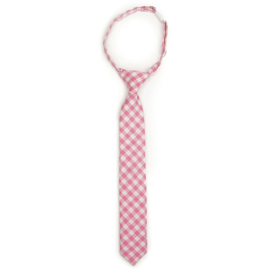 Fuchsia Plaid -  Boys Tie