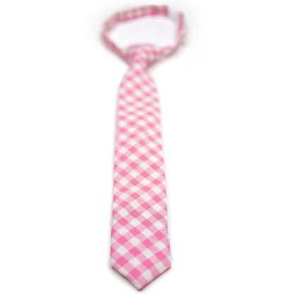 Fuchsia Plaid -  Boys Tie