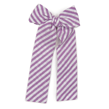 Iris Stripe Lady Hair Bow