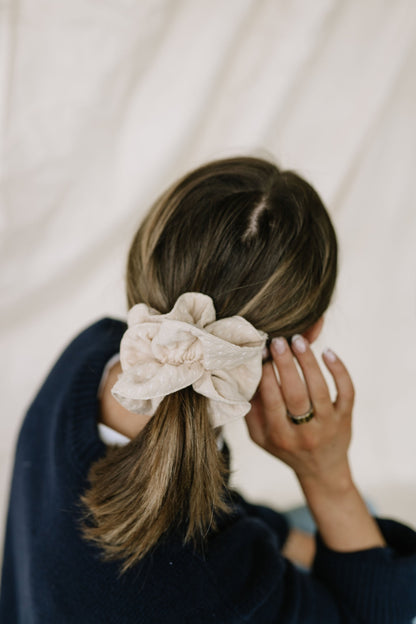 Ivory - Hair Scrunchie