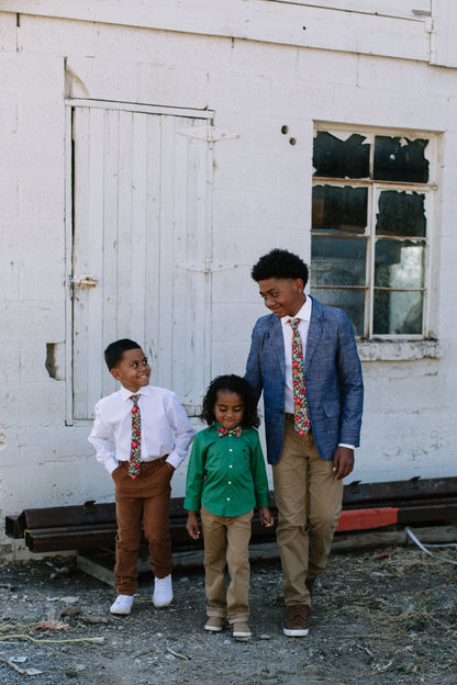 Jolly Floral Boys Tie