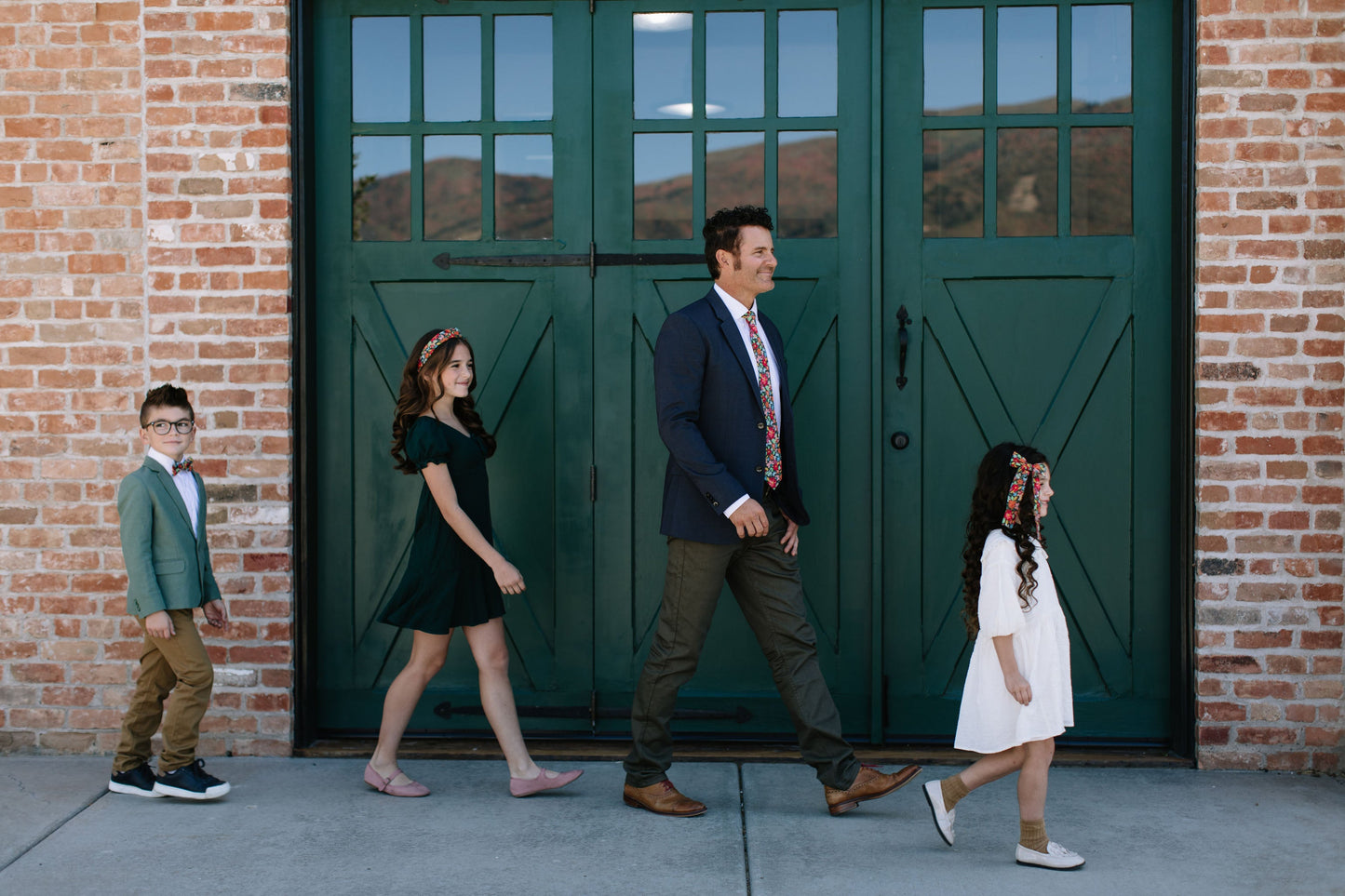 Jolly Floral Boys Tie