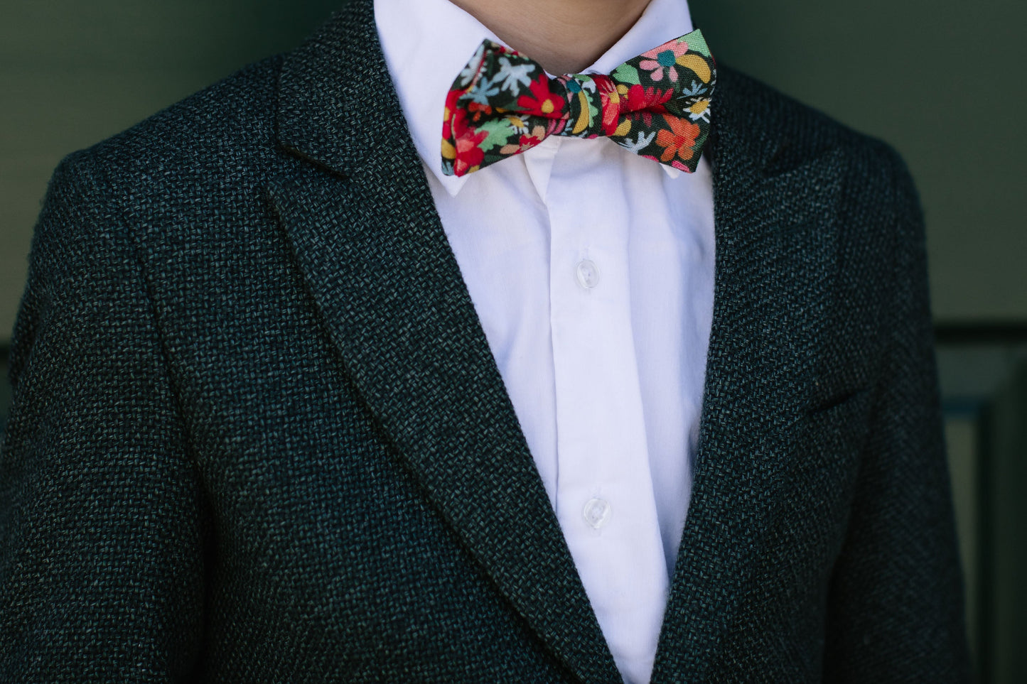 Jolly Floral Bow Tie For Boys
