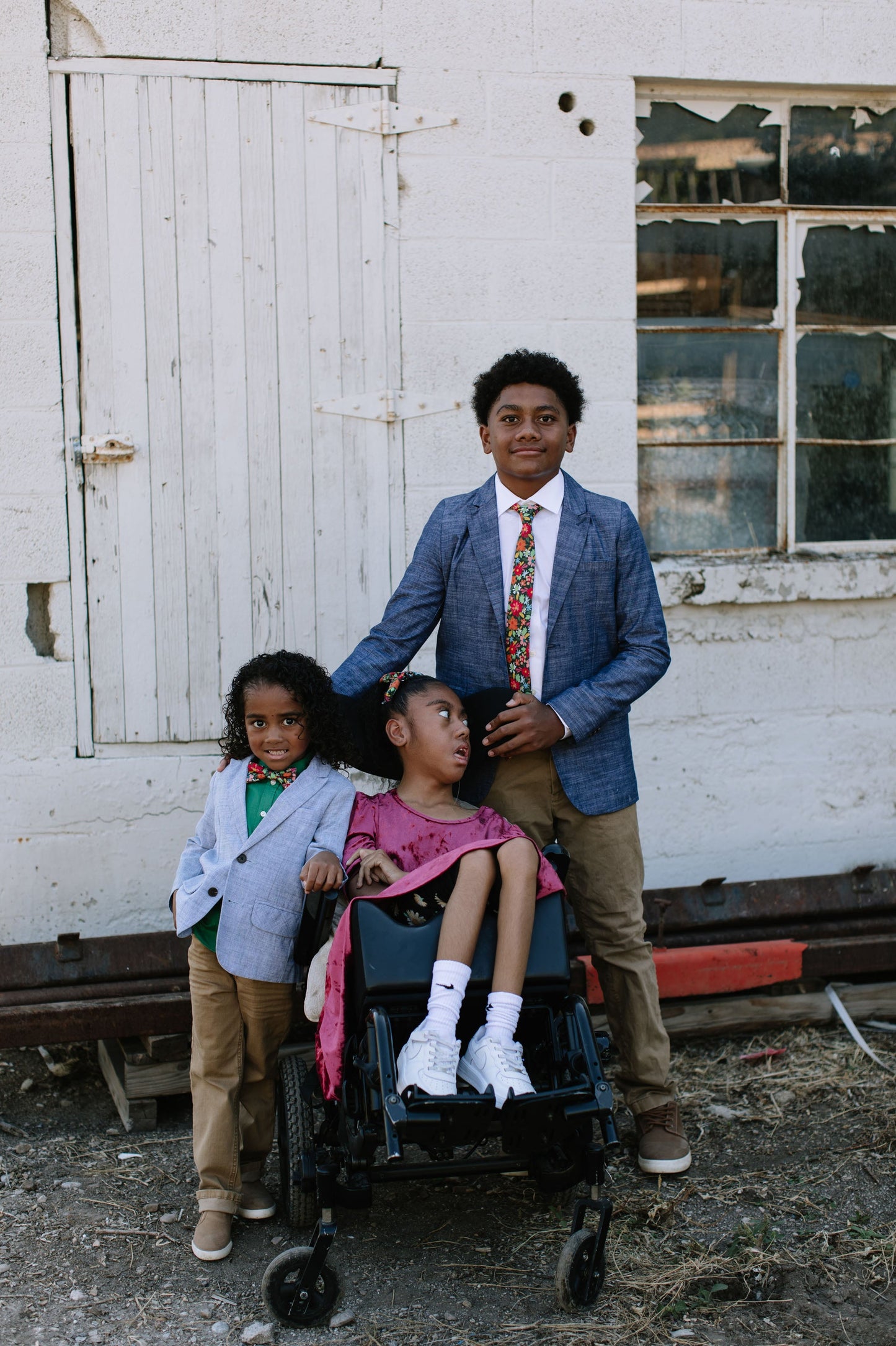 Jolly Floral Boys Tie