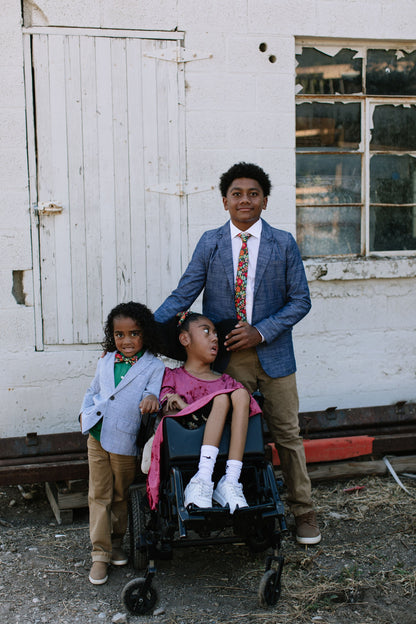 Jolly Floral Boys Tie