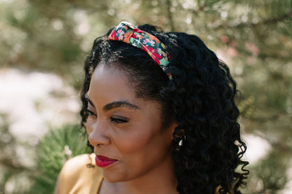Jolly Floral Women's Knotted Headband