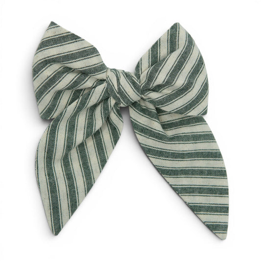 Juniper Stripe Darling Hair Bow