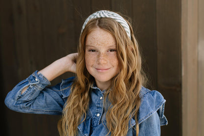 Juniper Stripe Knotted Headband