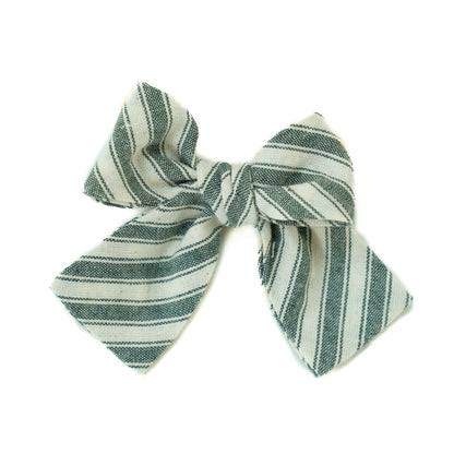 Juniper Stripe Petite Hair Bow