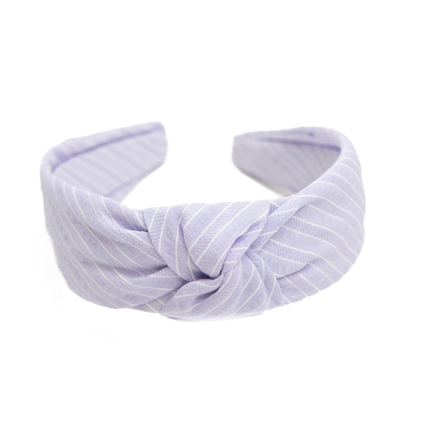 Lavender Stripe Knotted Headband