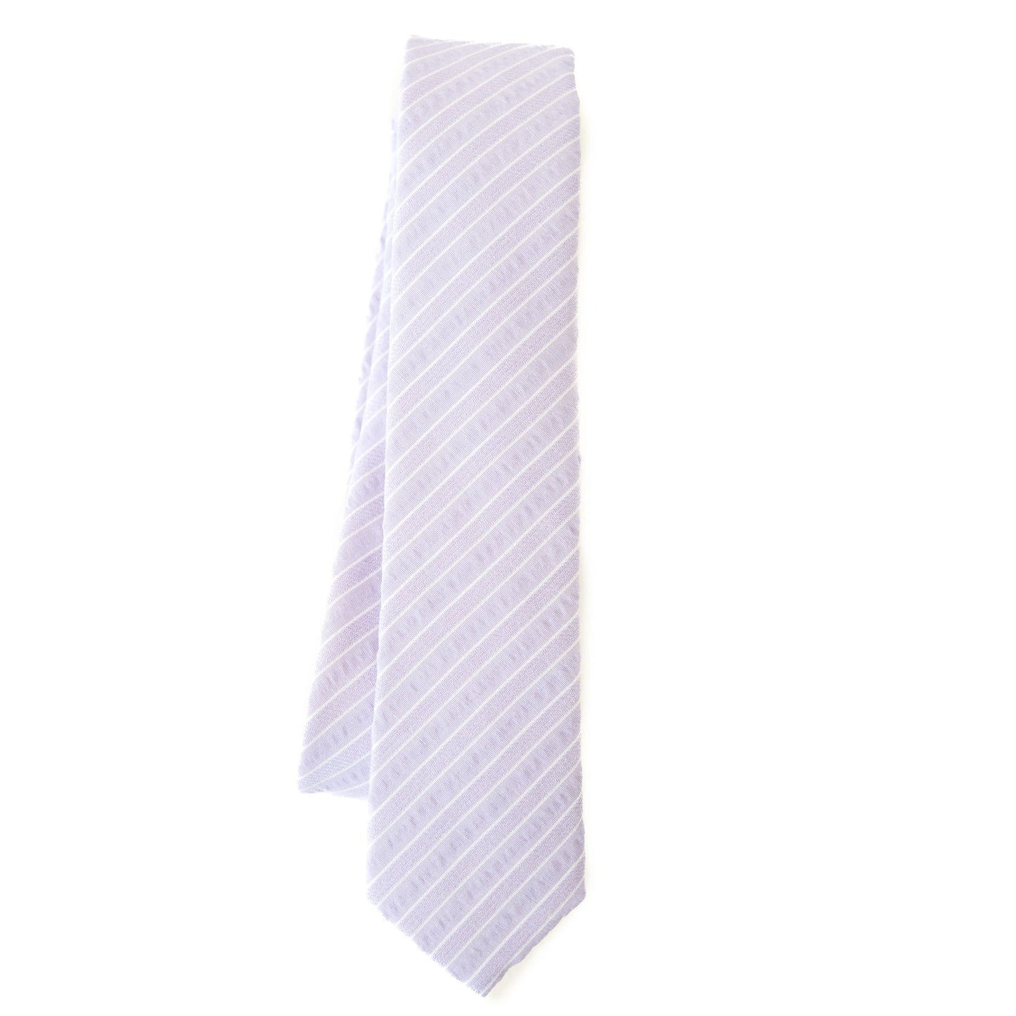 Lavender Stripe Youth Tie