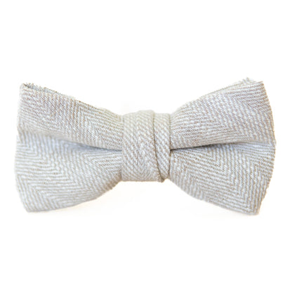 Parchment Tweed - Boys Bow Tie