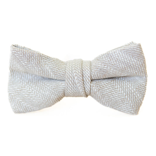 Parchment Tweed - Boys Bow Tie