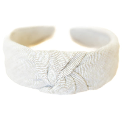 Parchment Tweed - Knotted Headband