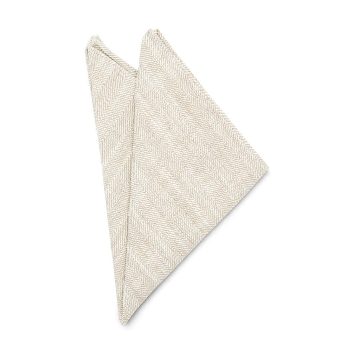 Parchment Tweed - Pocket Square