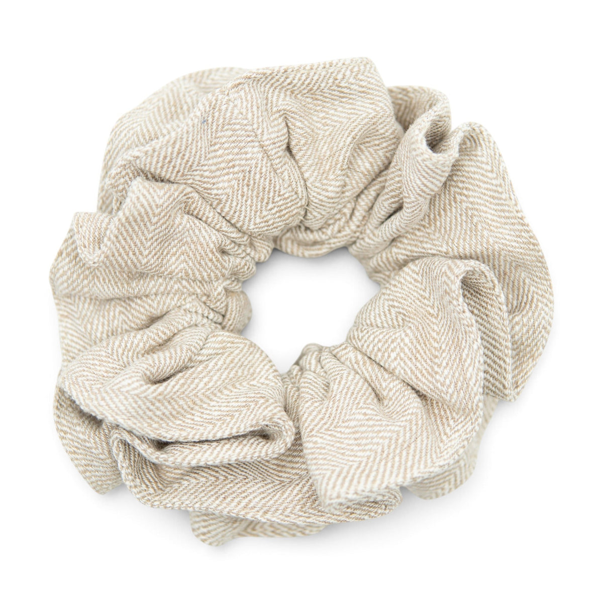 Parchment Tweed - Hair Scrunchie