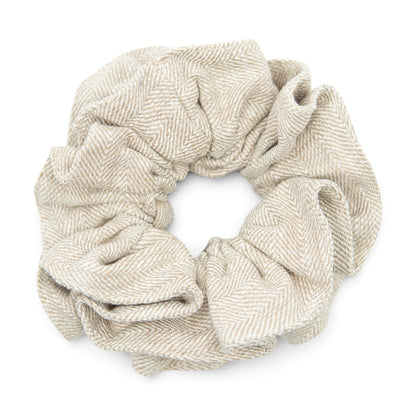 Parchment Tweed - Hair Scrunchie